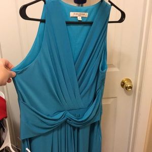 Turquoise cocktail dress size 14